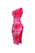 Nevada Mesh Print Sleeveless Midi Dress